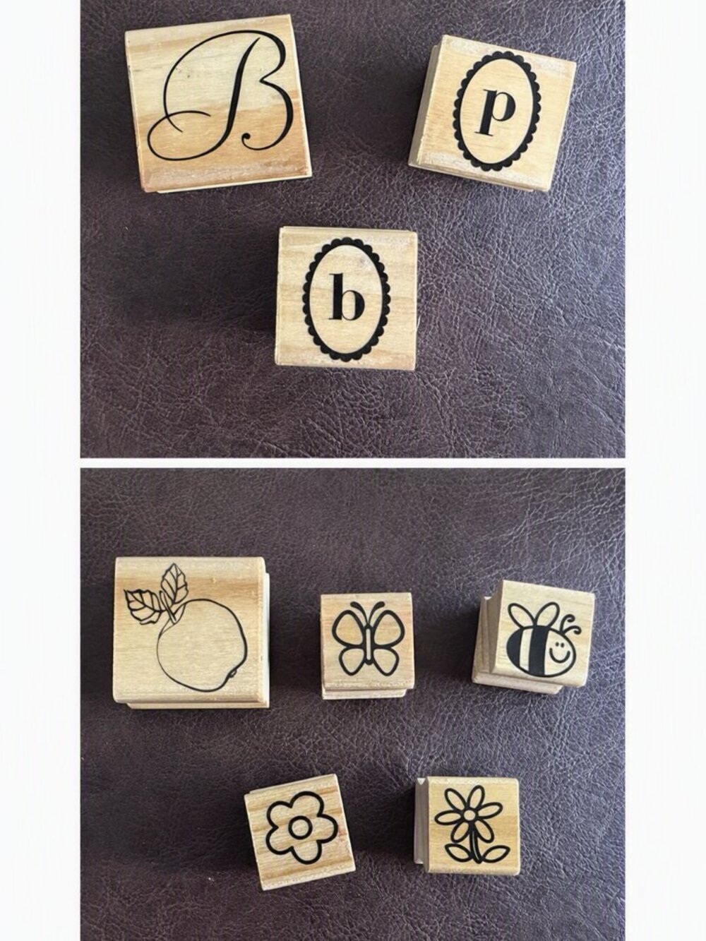 Various Wooden Stamps